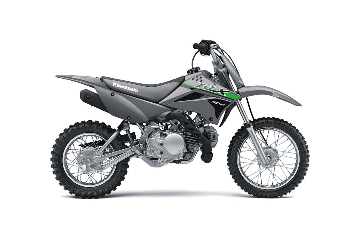 2024 Kawasaki KLX110R BATTLE GRAY