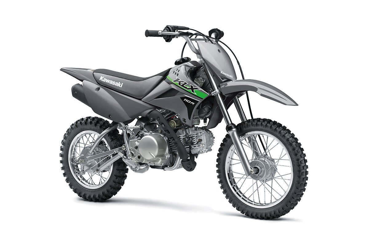 2024 Kawasaki KLX110R BATTLE GRAY