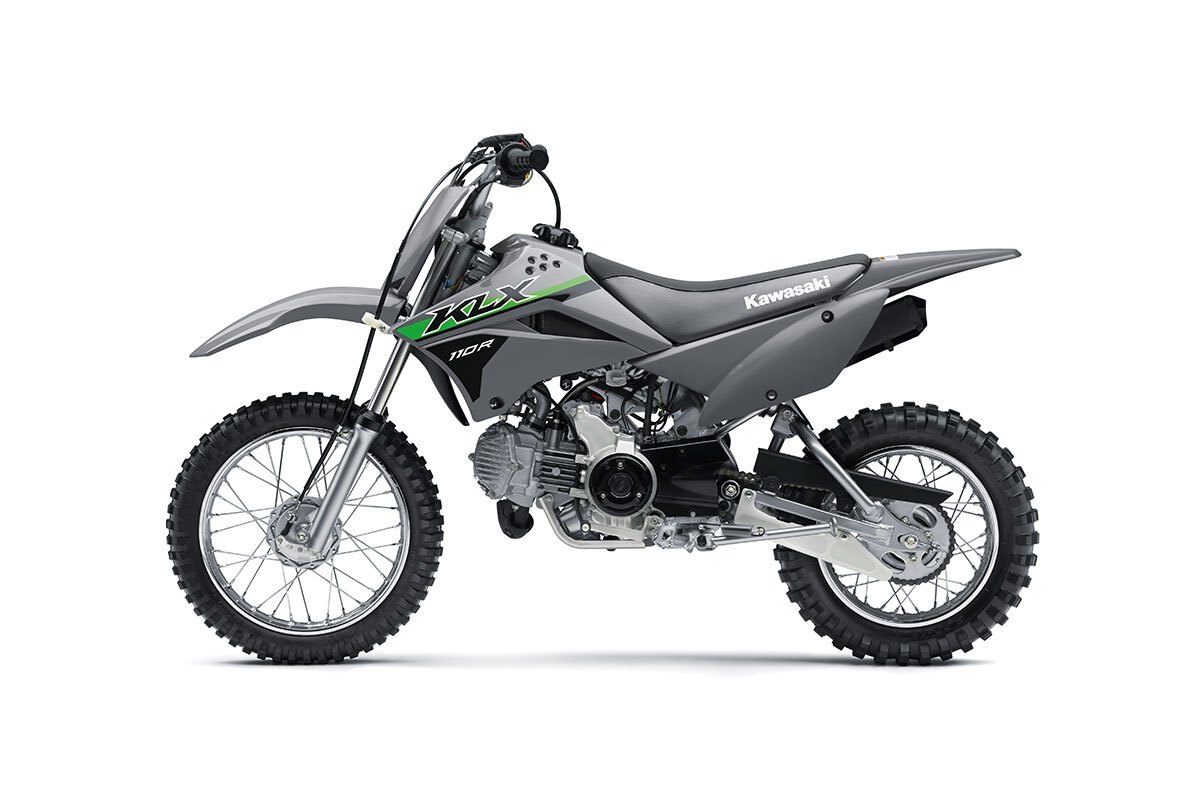 2024 Kawasaki KLX110R BATTLE GRAY