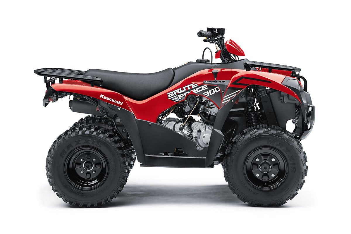 2024 Kawasaki BRUTE FORCE 300 FIRECRACKER RED