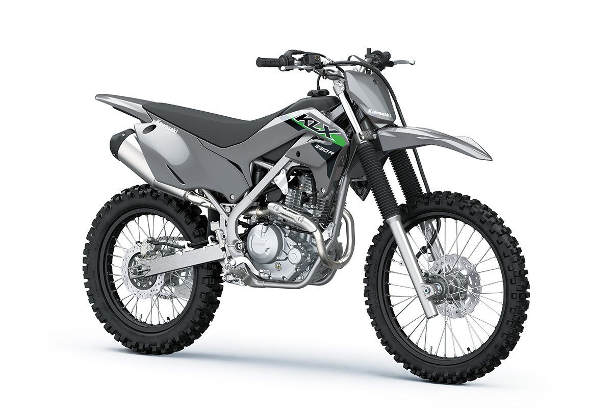 2024 Kawasaki KLX230R Battle Gray