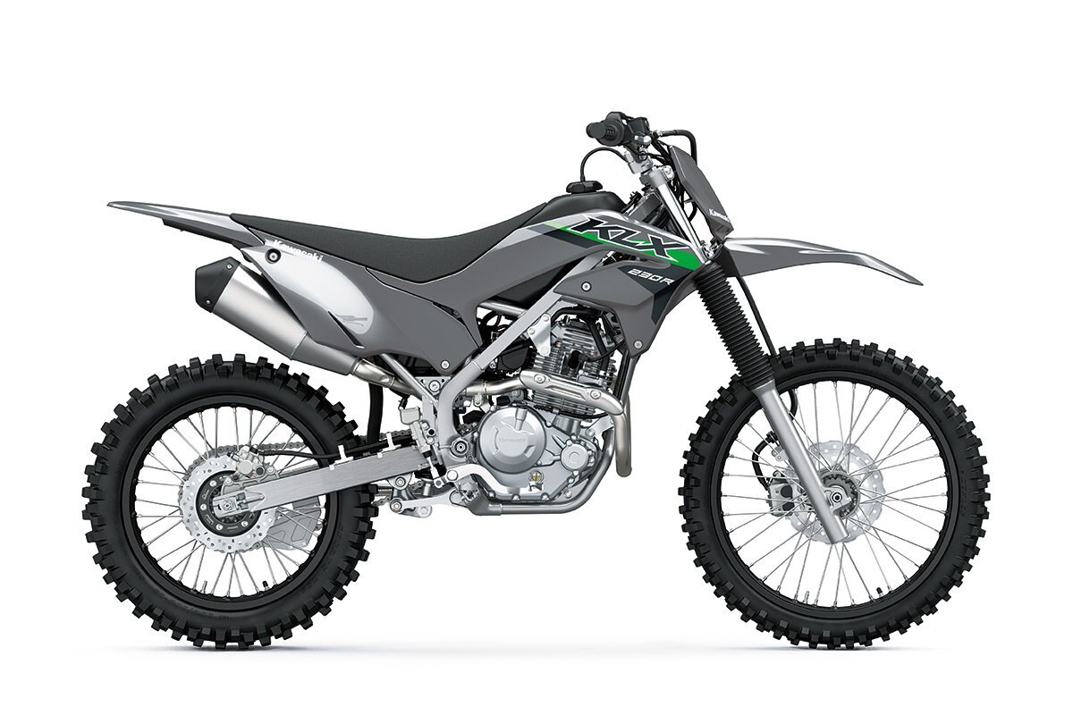 2024 Kawasaki KLX230R Battle Gray