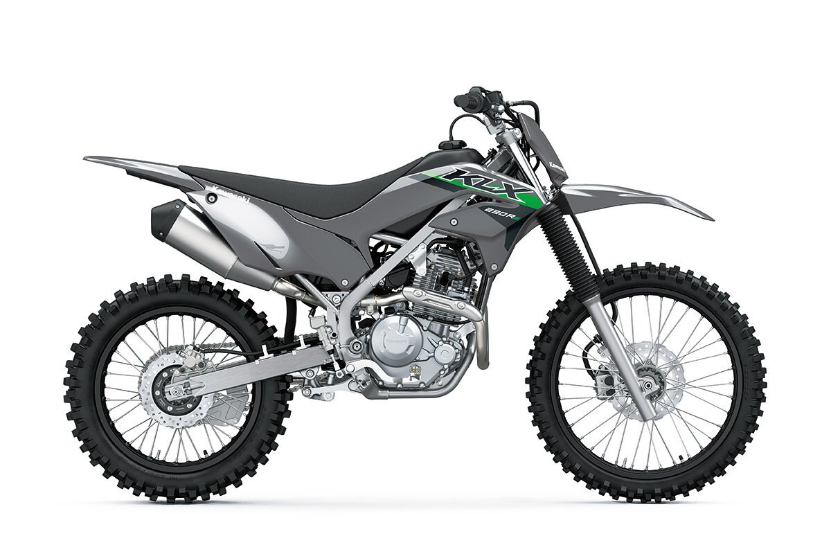 2024 Kawasaki KLX230R S Battle Gray