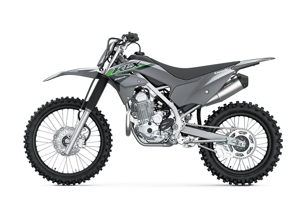 2024 Kawasaki KLX230R S Battle Gray