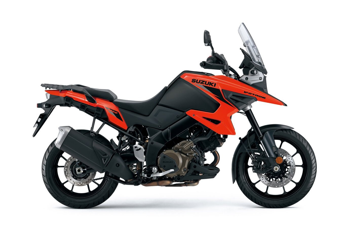 2024 Suzuki V-STROM 1050 Glass Blaze Orange / Metallic Mat Black