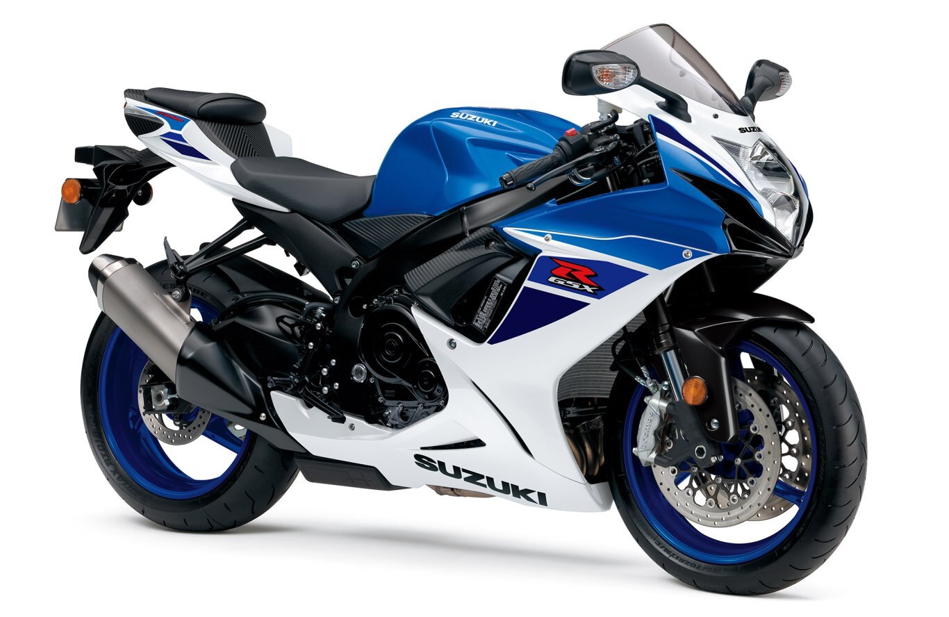 2024 Suzuki GSX R600 Pearl Brilliant White / Metallic Triton Blue