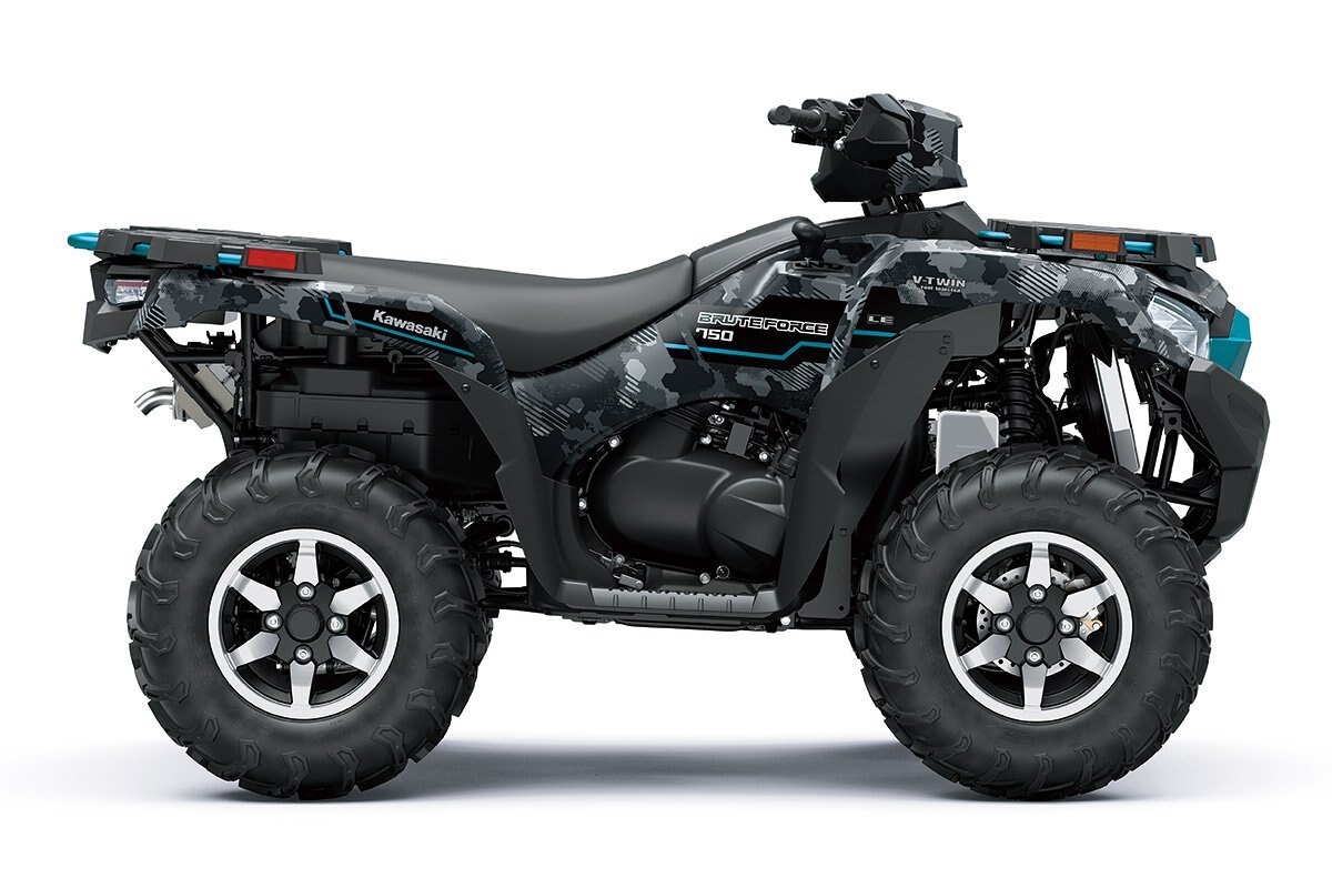 2024 Kawasaki BRUTE FORCE 750 EPS LE CYPHER CAMO GRAY