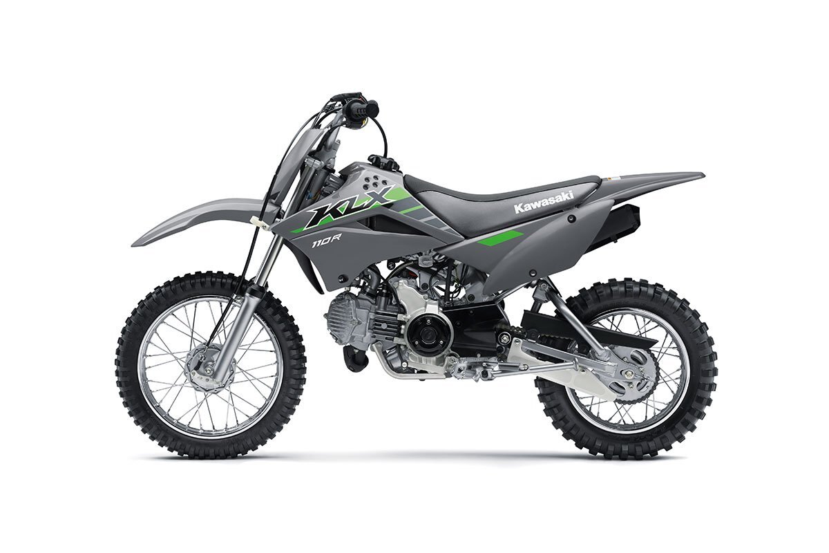 2025 Kawasaki KLX110R Battle Gray