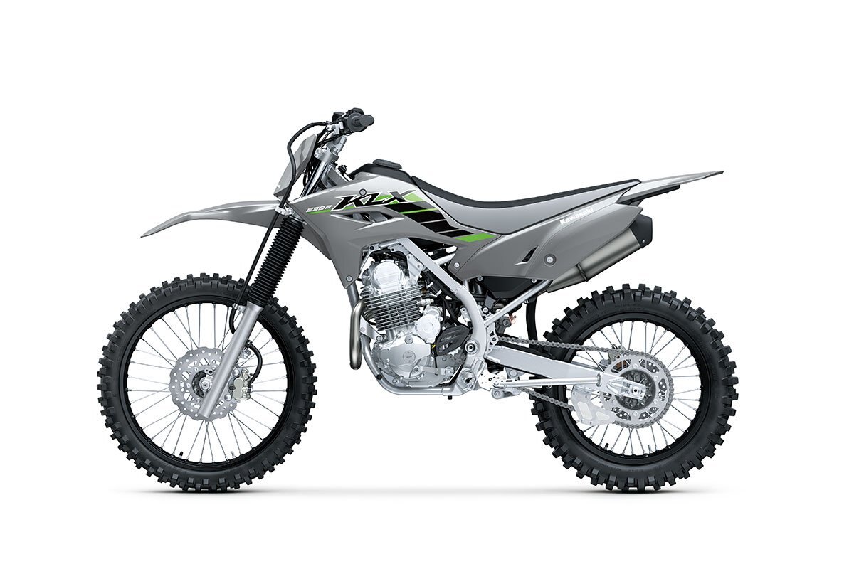 2025 Kawasaki KLX230R Battle Gray