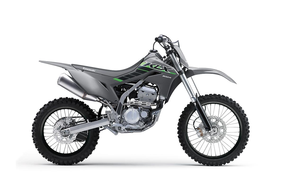 2025 Kawasaki KLX300R Battle Gray