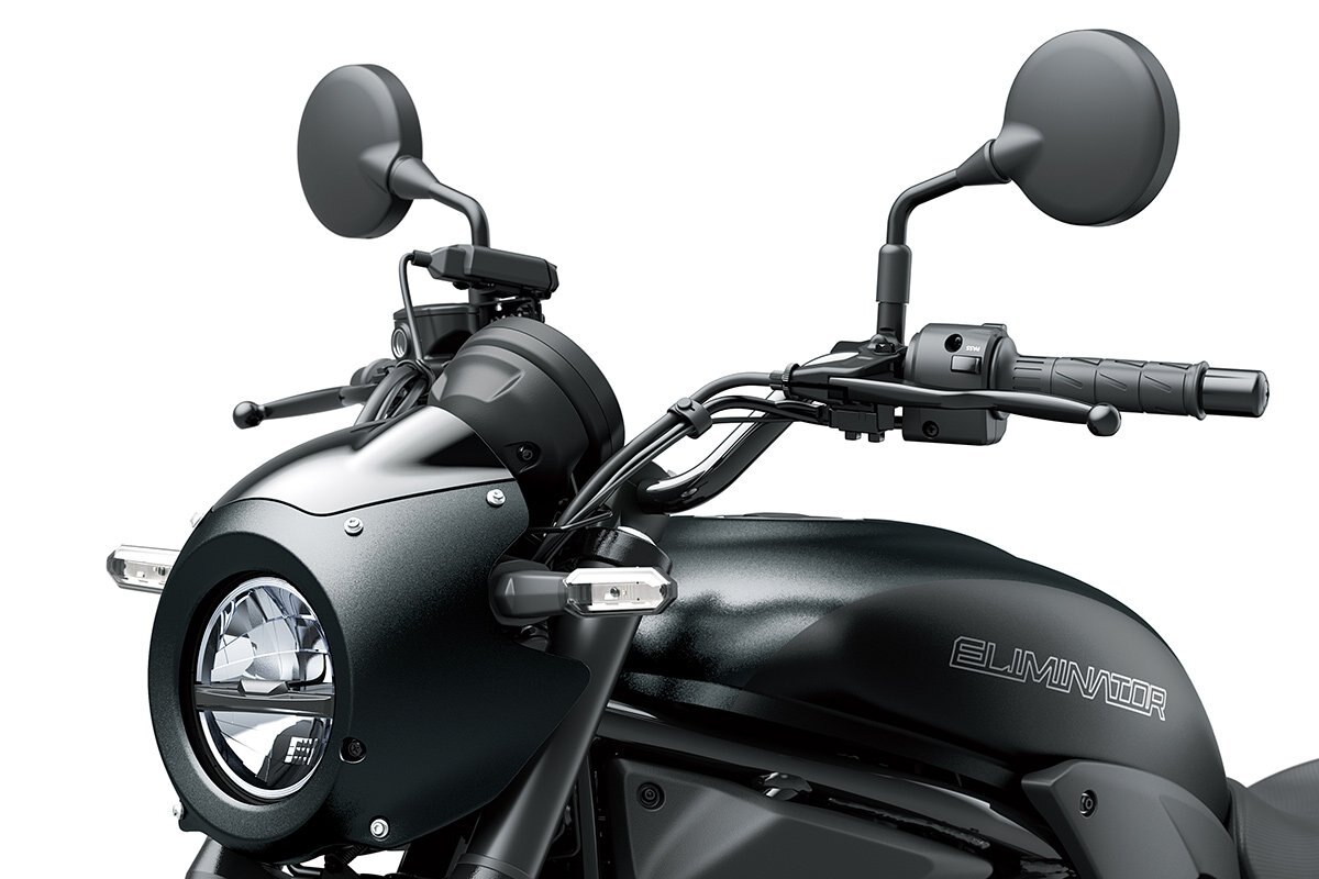 2025 Kawasaki ELIMINATOR 500 SE Metallic Matte Carbon Gray / Flat Ebony