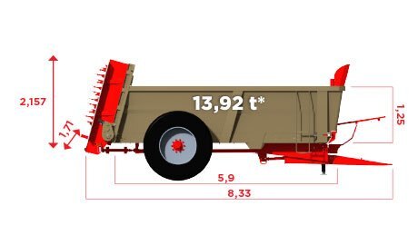 le Boulch 59S16 Muck spreaders - HVS