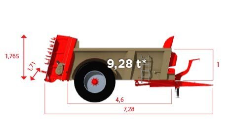 le Boulch 46S11 Muck spreaders - Goliath