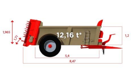 le Boulch 54S15 Muck spreaders - Goliath