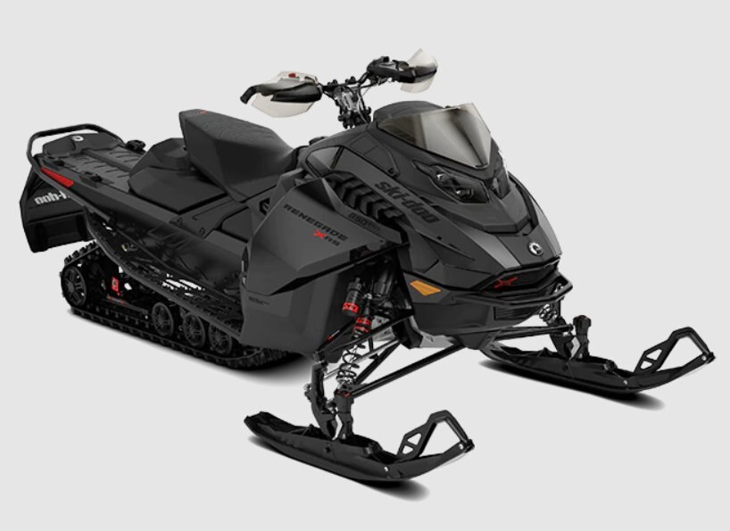 2023 Ski-Doo Renegade X-RS Rotax® 850 E-TEC® Platinum-Silver/Spartan-Red