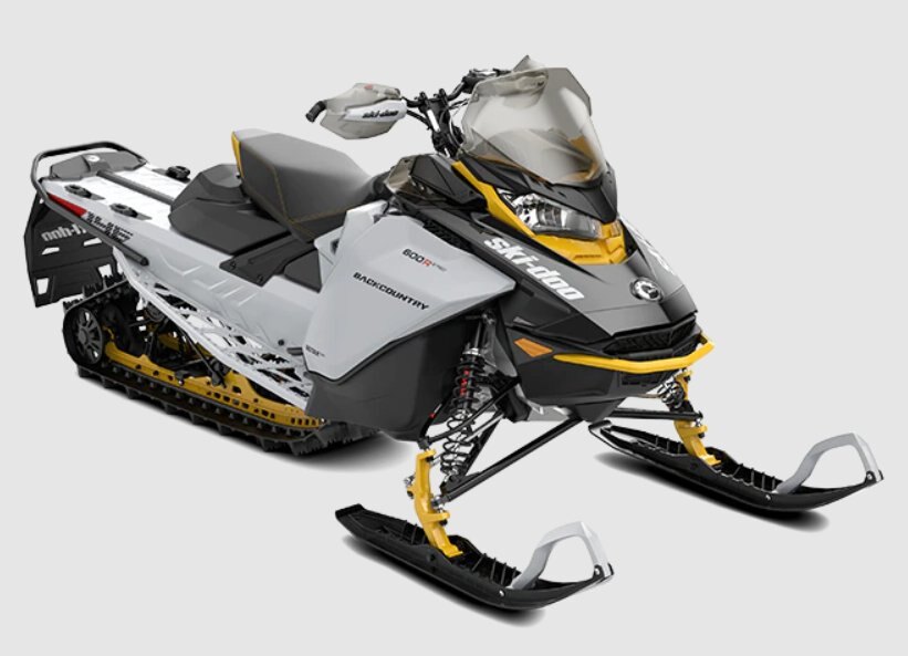 2023 Ski-Doo Backcountry Rotax® 600R E-TEC® Catalyst-Grey/Neo-Yellow