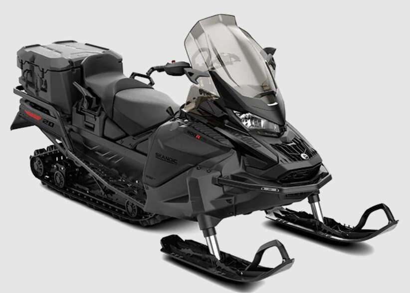 2023 Ski-Doo Skandic SE Rotax® 600R E-TEC® Catalyst-Grey/Orange-Crush