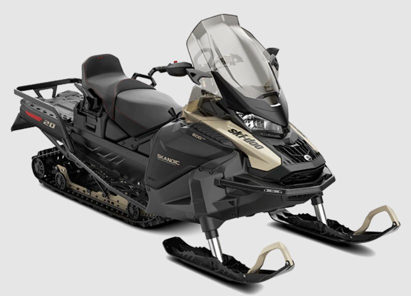 2023 Ski-Doo Skandic SE Rotax® 900 ACE™ Catalyst-Grey/Orange-Crush