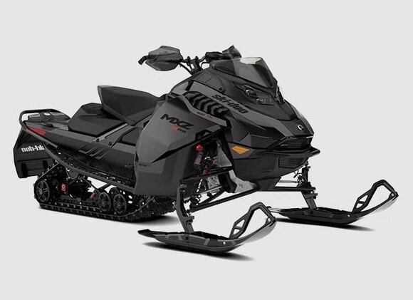 2025 Ski Doo MXZ X RS 600R E TEC® RipSaw 129 Black