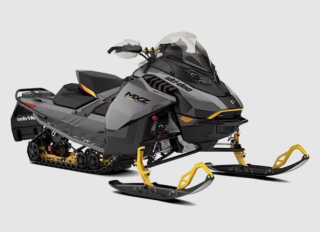 2025 Ski-Doo MXZ Adrenaline with Blizzard Package 129 Rotax® 600R E-TEC® Monument Grey and Black