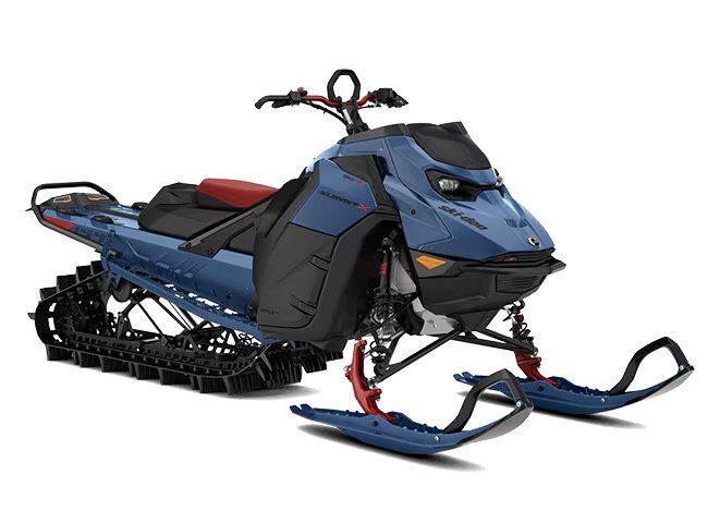 2025 Ski-Doo Summit X 850 E-TEC® Turbo R 165 PowderMax X-Light with FlexEdge 3.0 SHOT Dusty Navy and Black