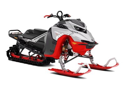 2027 Lynx SHREDDER RE Rotax® 850 E-TEC Hyper Silver / Viper Red