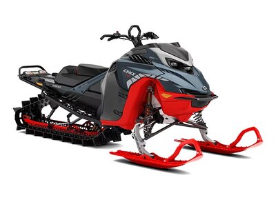 2027 Lynx SHREDDER DS Rotax® 850 E-TEC Mineral Blue / Viper Red