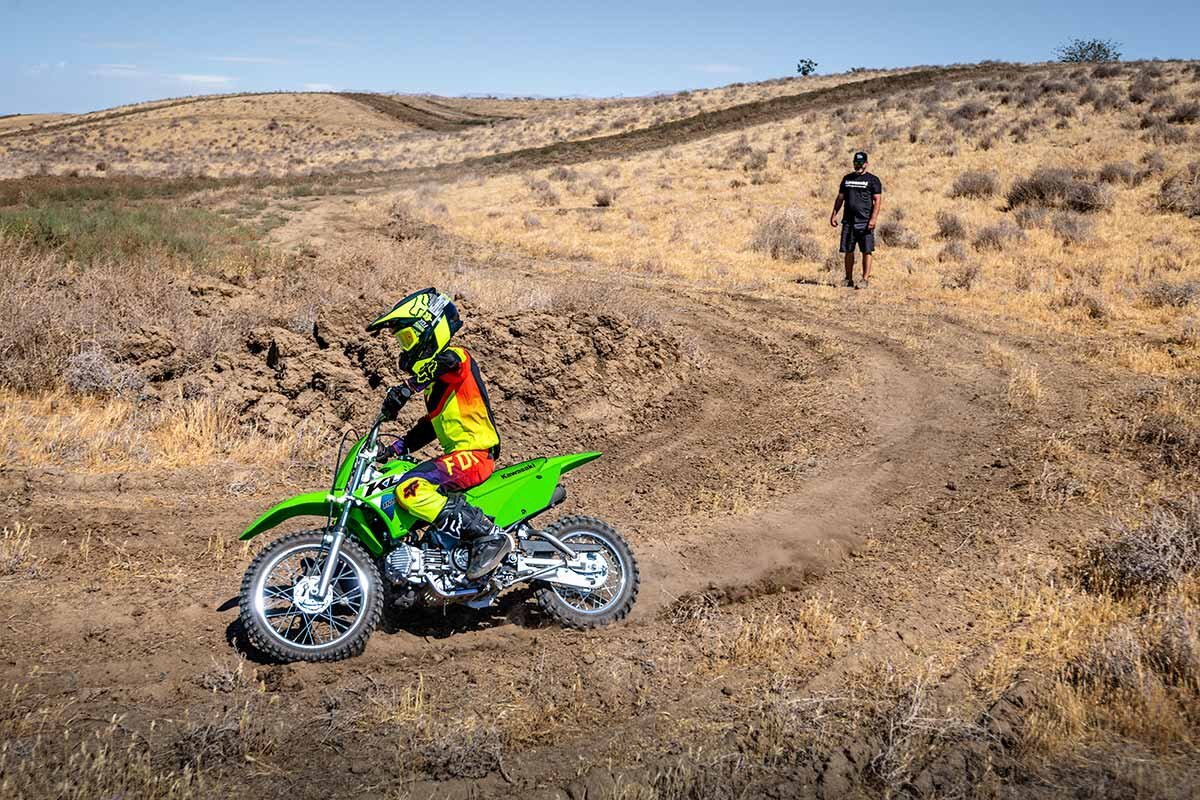 2026 Kawasaki KLX110R Lime Green