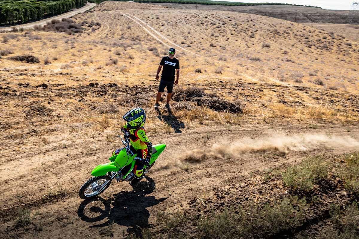 2026 Kawasaki KLX110R Lime Green