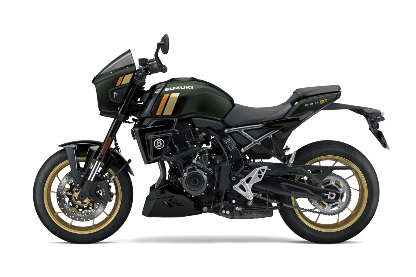 2026 Suzuki GSX 8TT Pearl Mat Shadow Green (QU5)