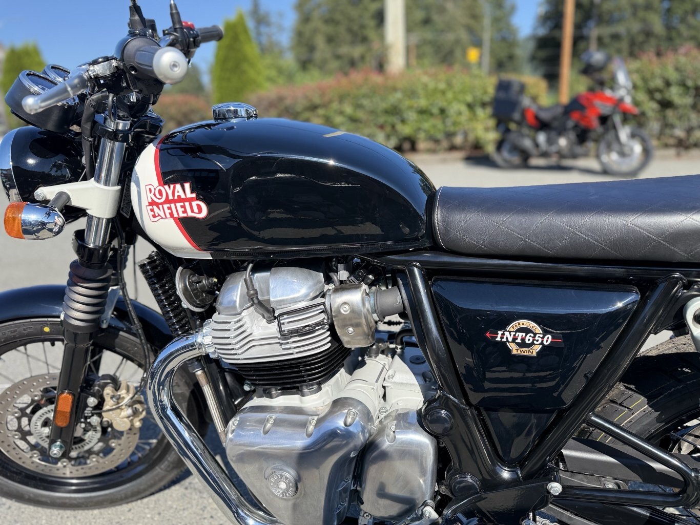 2025 Royal Enfield INT 650 Black Pearl S & S Edition