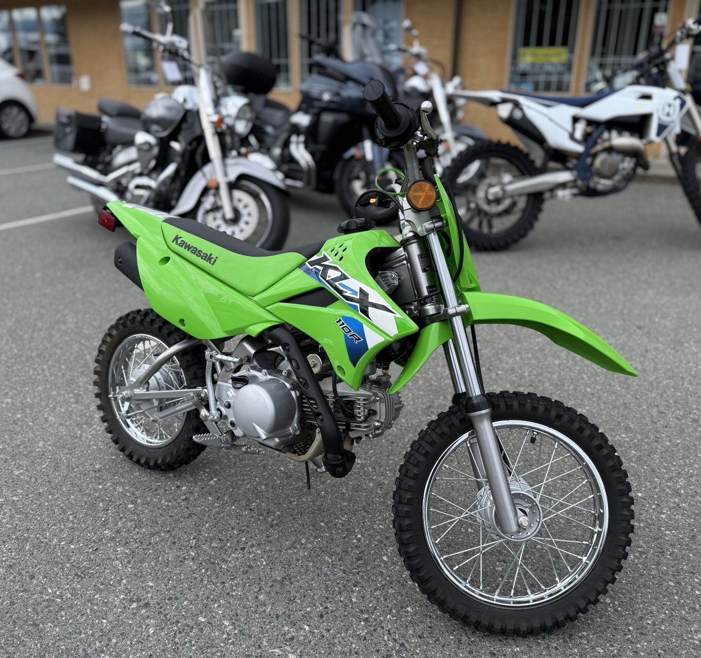 2026 Kawasaki KLX110R Lime Green