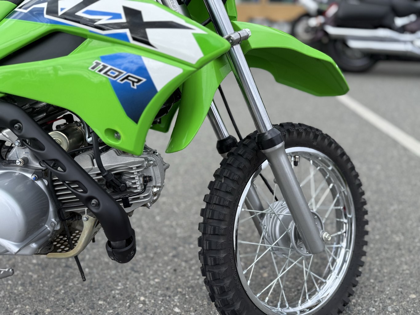 2026 Kawasaki KLX110R Lime Green