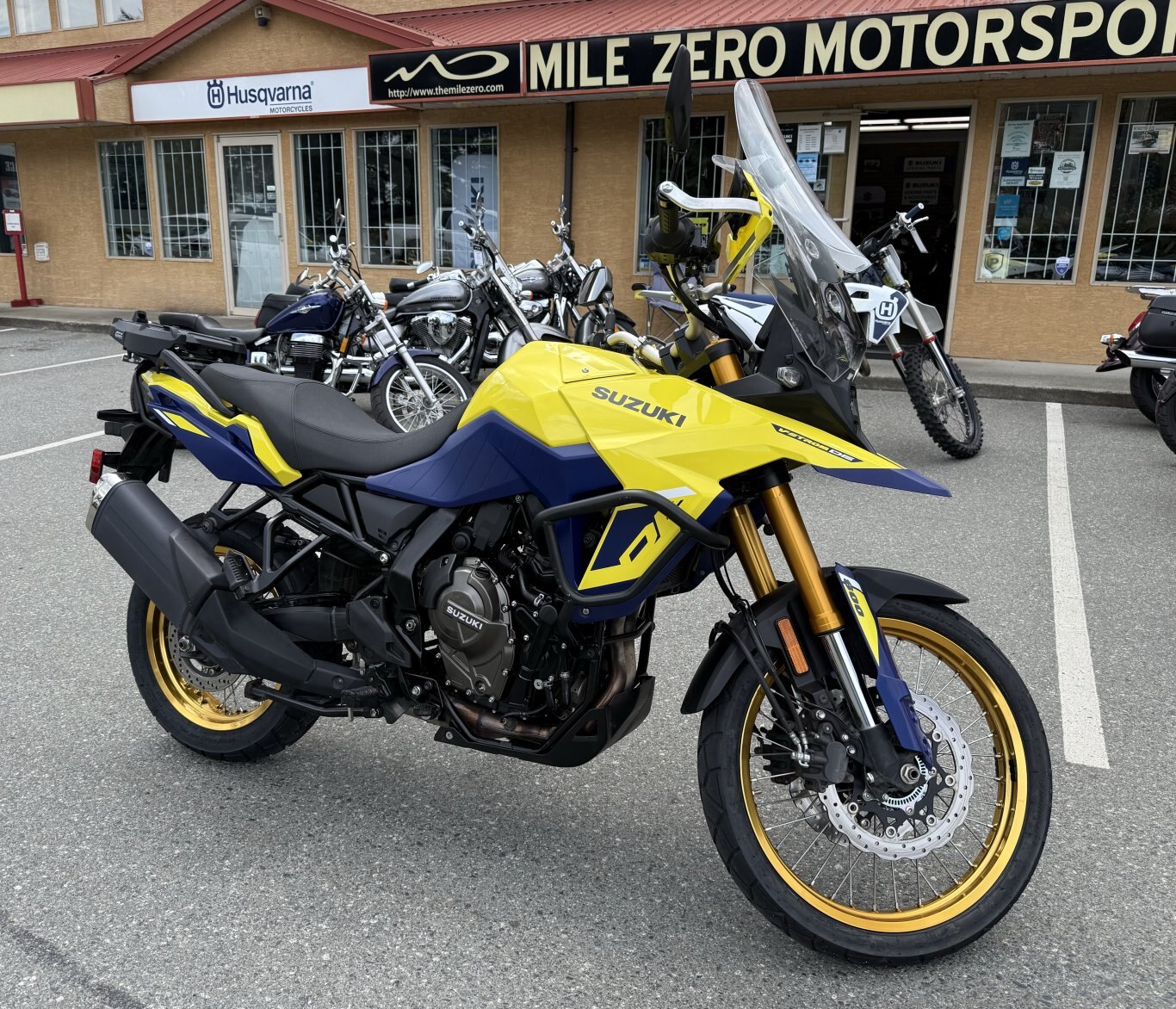 2023 Suzuki V STROM 800DE Champion Yellow No. 2