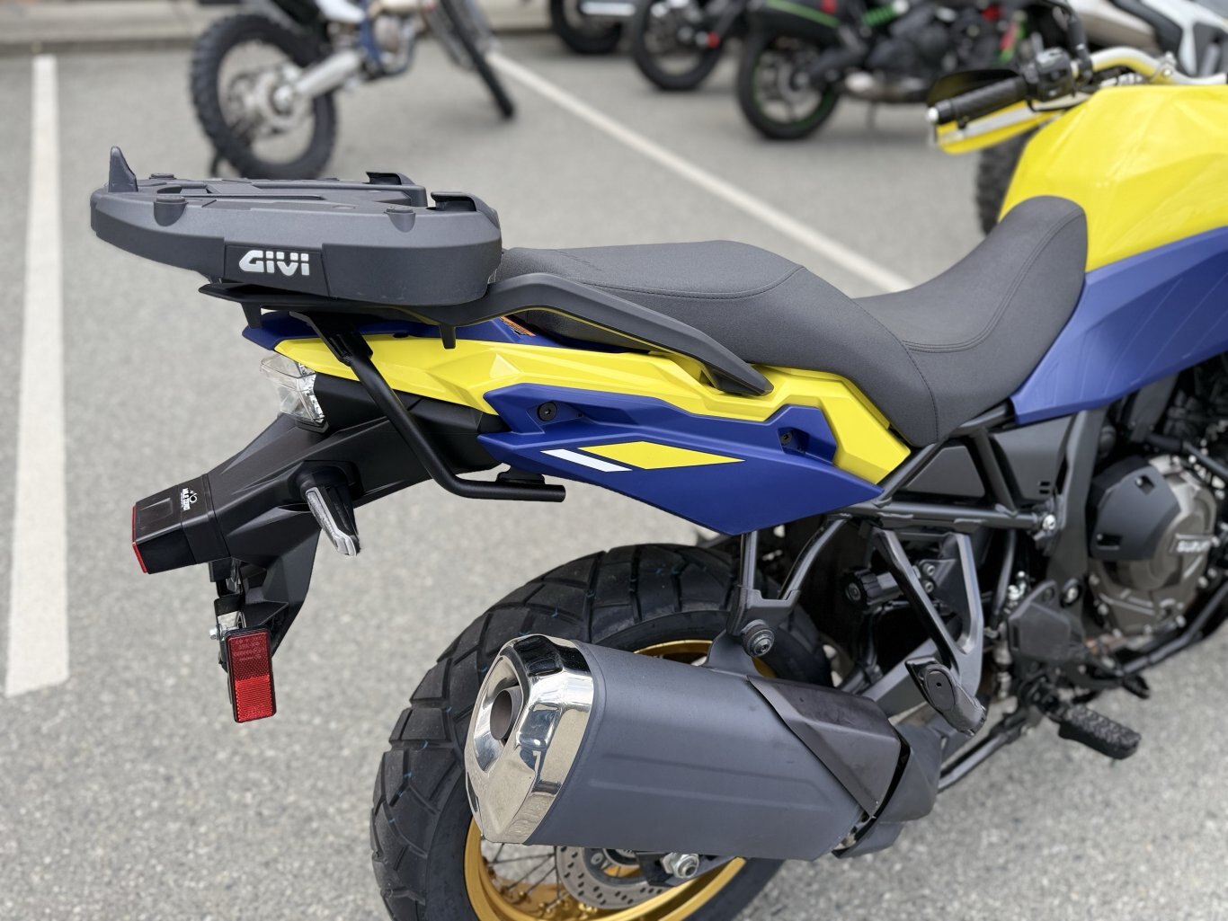 2023 Suzuki V STROM 800DE Champion Yellow No. 2