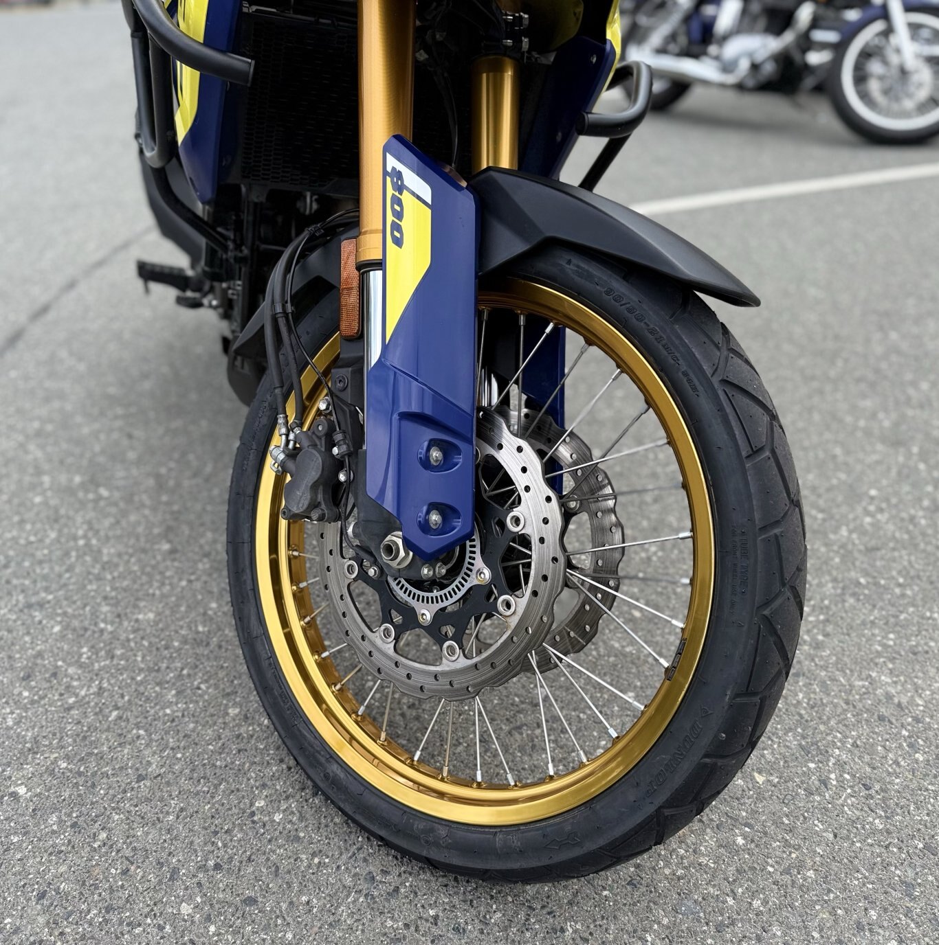 2023 Suzuki V STROM 800DE Champion Yellow No. 2
