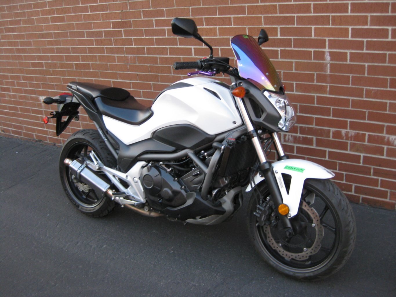 2013 HONDA NCX 700 SA CONGRATULATIONS SIR AHMAD THE ROAD WARRIOR ON THE ADOPTION OF THE HONDA NCX700SA THE ULTIMATE STREET FIGHTER THE WHITE LIGHTNING COMBINES POWER, PERFORMANCE & COMFORT EITHER CUTTIN CITY GRID OR CARVIN CANYONS YOU WILL ARRIVE IN STYLE CONGRATS FROM GARY & TEAM CYCLE WORLD !!!!