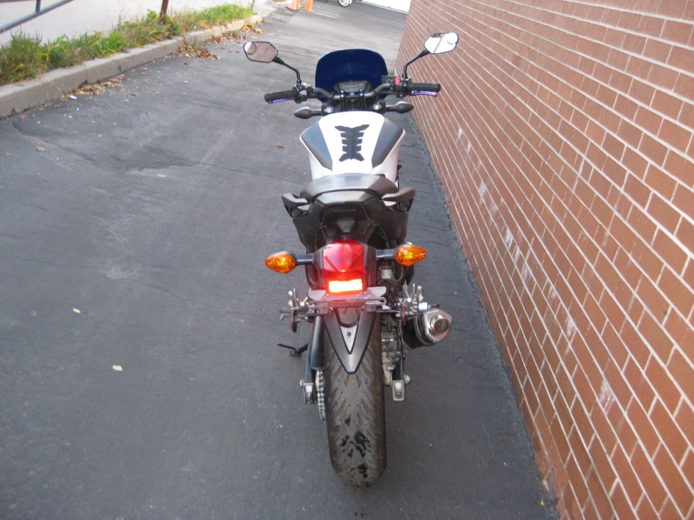 2013 HONDA NCX 700 SA CONGRATULATIONS SIR AHMAD THE ROAD WARRIOR ON THE ADOPTION OF THE HONDA NCX700SA THE ULTIMATE STREET FIGHTER THE WHITE LIGHTNING COMBINES POWER, PERFORMANCE & COMFORT EITHER CUTTIN CITY GRID OR CARVIN CANYONS YOU WILL ARRIVE IN STYLE CONGRATS FROM GARY & TEAM CYCLE WORLD !!!!