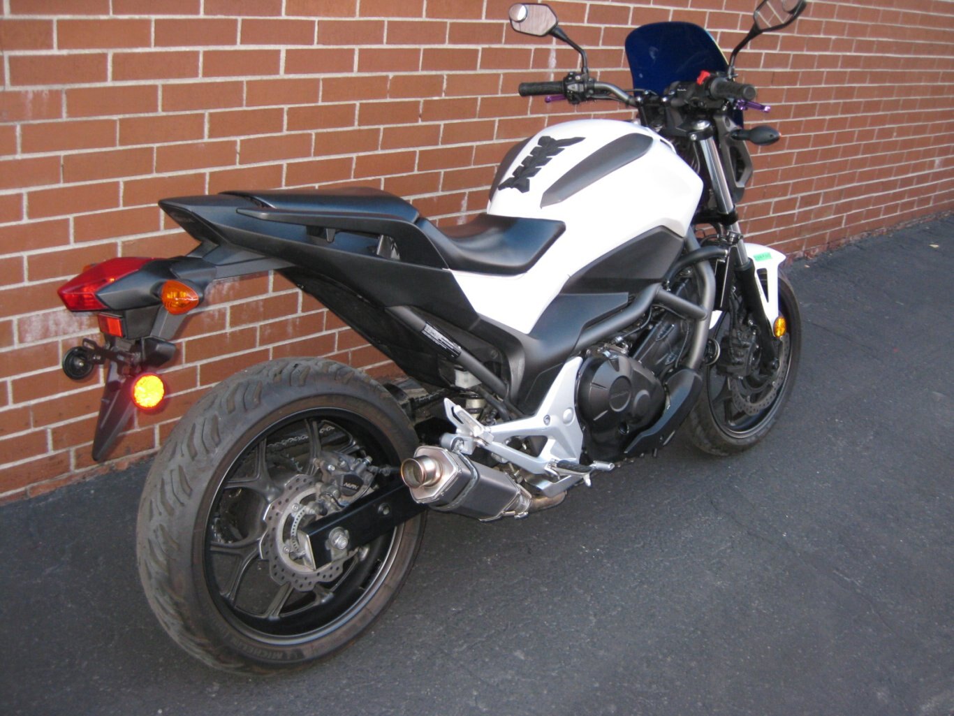 2013 HONDA NCX 700 SA CONGRATULATIONS SIR AHMAD THE ROAD WARRIOR ON THE ADOPTION OF THE HONDA NCX700SA THE ULTIMATE STREET FIGHTER THE WHITE LIGHTNING COMBINES POWER, PERFORMANCE & COMFORT EITHER CUTTIN CITY GRID OR CARVIN CANYONS YOU WILL ARRIVE IN STYLE CONGRATS FROM GARY & TEAM CYCLE WORLD !!!!