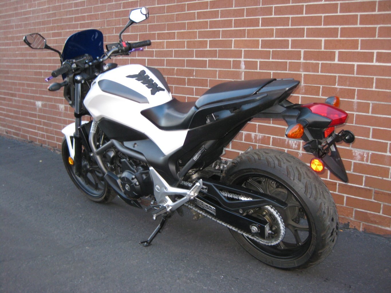 2013 HONDA NCX 700 SA CONGRATULATIONS SIR AHMAD THE ROAD WARRIOR ON THE ADOPTION OF THE HONDA NCX700SA THE ULTIMATE STREET FIGHTER THE WHITE LIGHTNING COMBINES POWER, PERFORMANCE & COMFORT EITHER CUTTIN CITY GRID OR CARVIN CANYONS YOU WILL ARRIVE IN STYLE CONGRATS FROM GARY & TEAM CYCLE WORLD !!!!