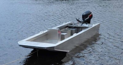 Fab-Tech  Silver Dolphin Flat Bottom 16'