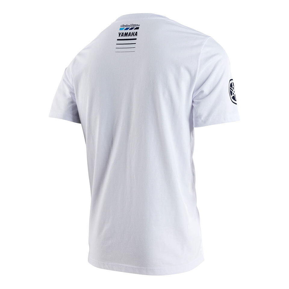 Yamaha Short Sleeve T shirt by Troy Lee® Extra Large white