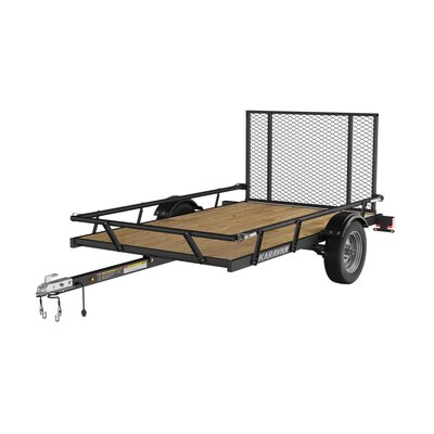 Karavan 5 x 8 ft. Steel Utility Trailer w/ Slide Rail