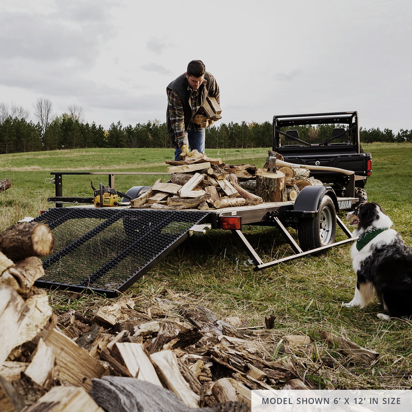 Karavan 6 x 12 ft. Steel Utility Trailer