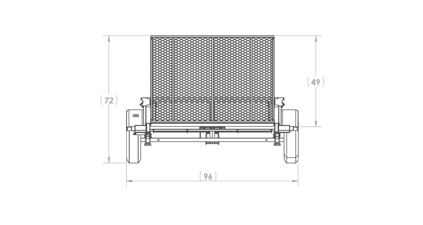 Karavan 6 x 12 ft. Steel Utility Trailer
