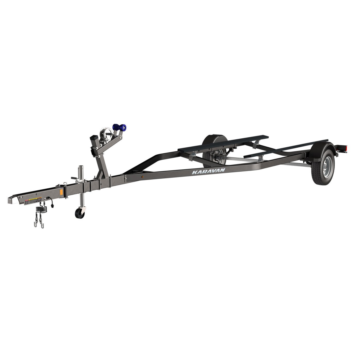 Karavan Single Axle 3100# Custom Bunk Trailer