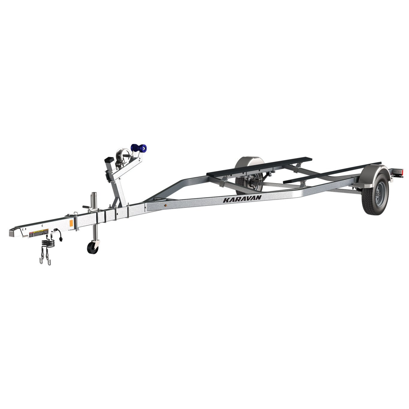 Karavan Single Axle 3100# Custom Bunk Trailer