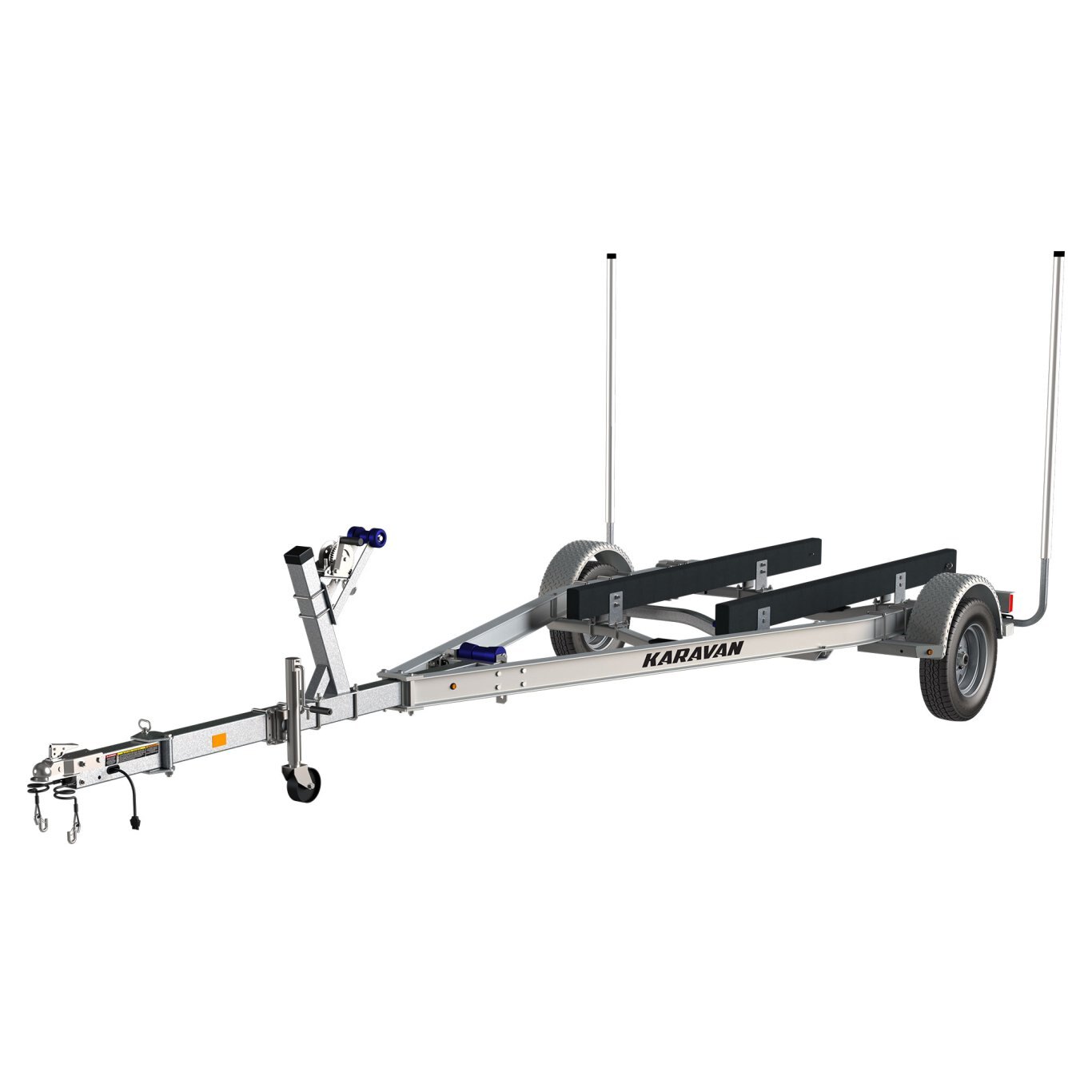 Karavan Single Axle Aluminum 1700# Bunk Trailer