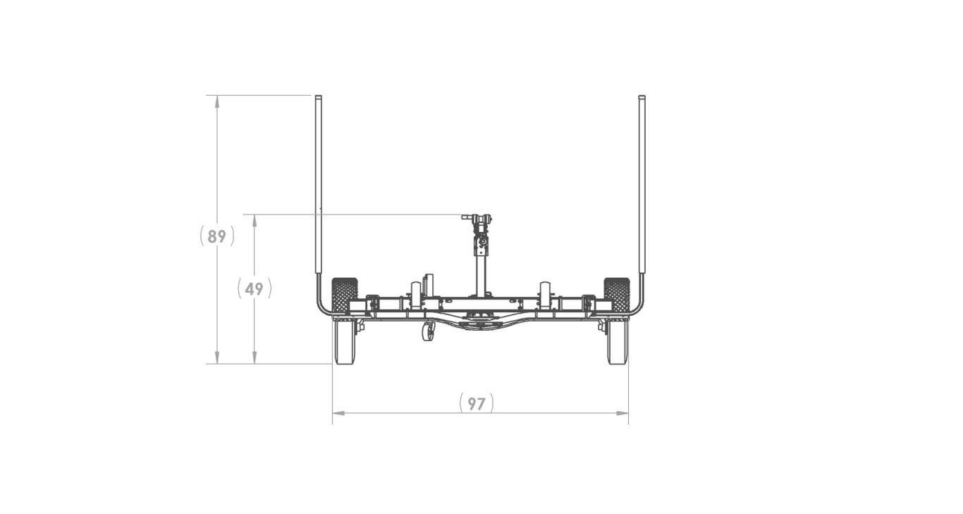 Karavan Single Axle Aluminum 2450# Bunk Trailer