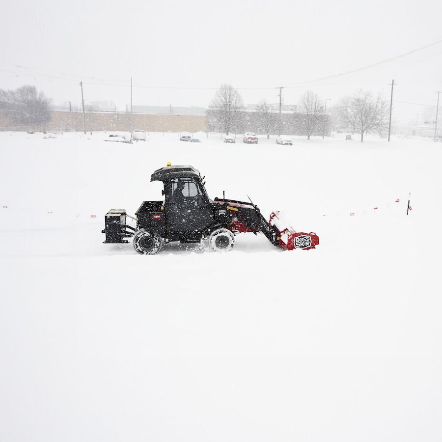 Boss 8' Rubber Edge SKR BOX PLOWS